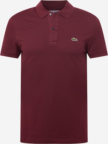 LACOSTE - Slim Fit Camisa em vermelho: frente