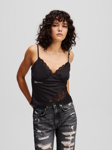 KARL LAGERFELD JEANS Overdel i sort: forside