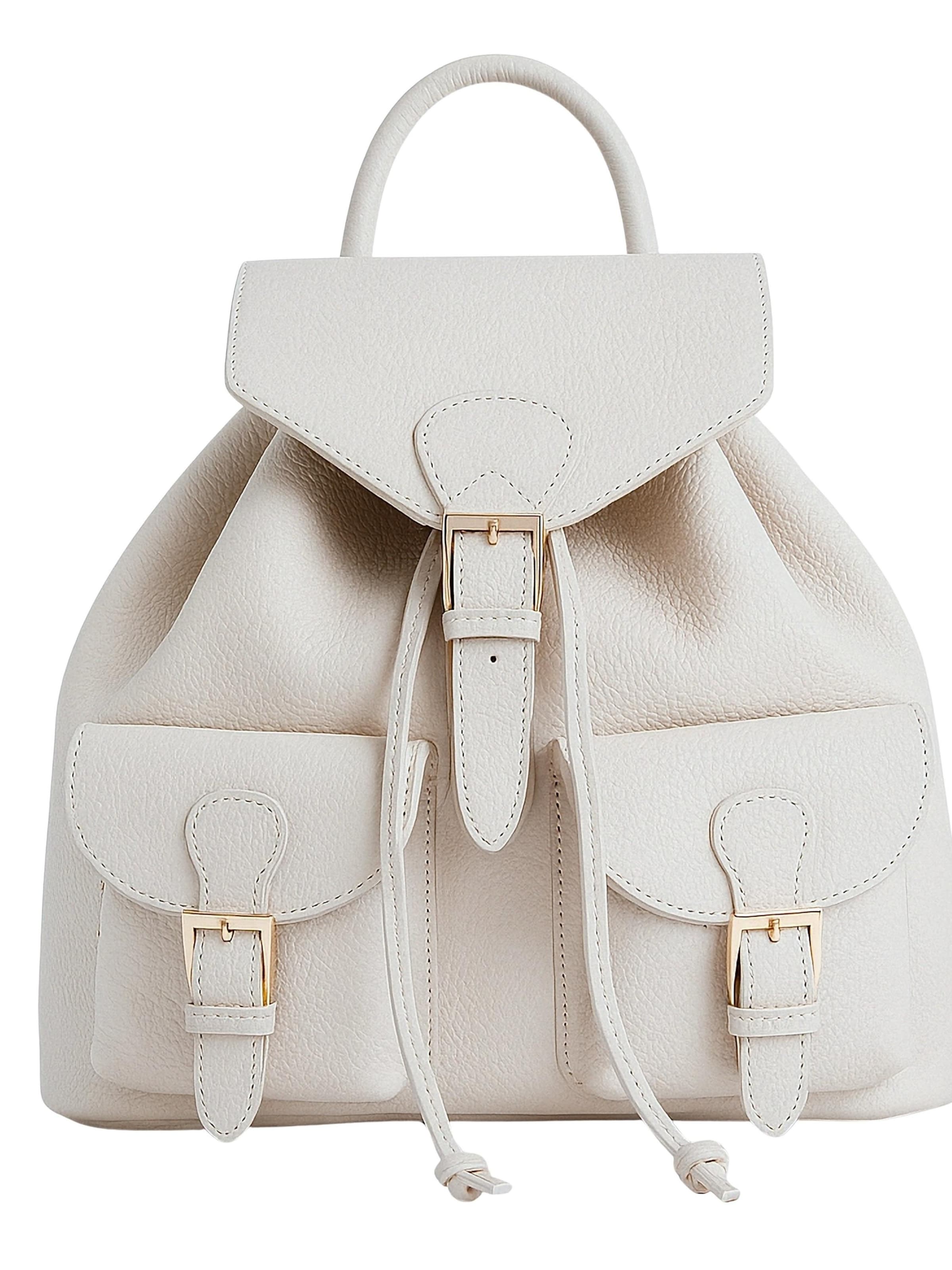 COLLEZIONE ALESSANDRO Backpack 'Chicaletta' in Beige