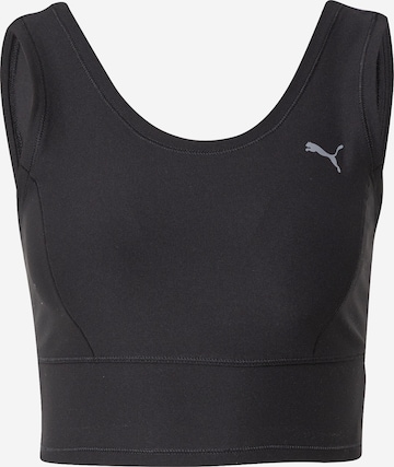 PUMA Sporttop in Schwarz: predná strana