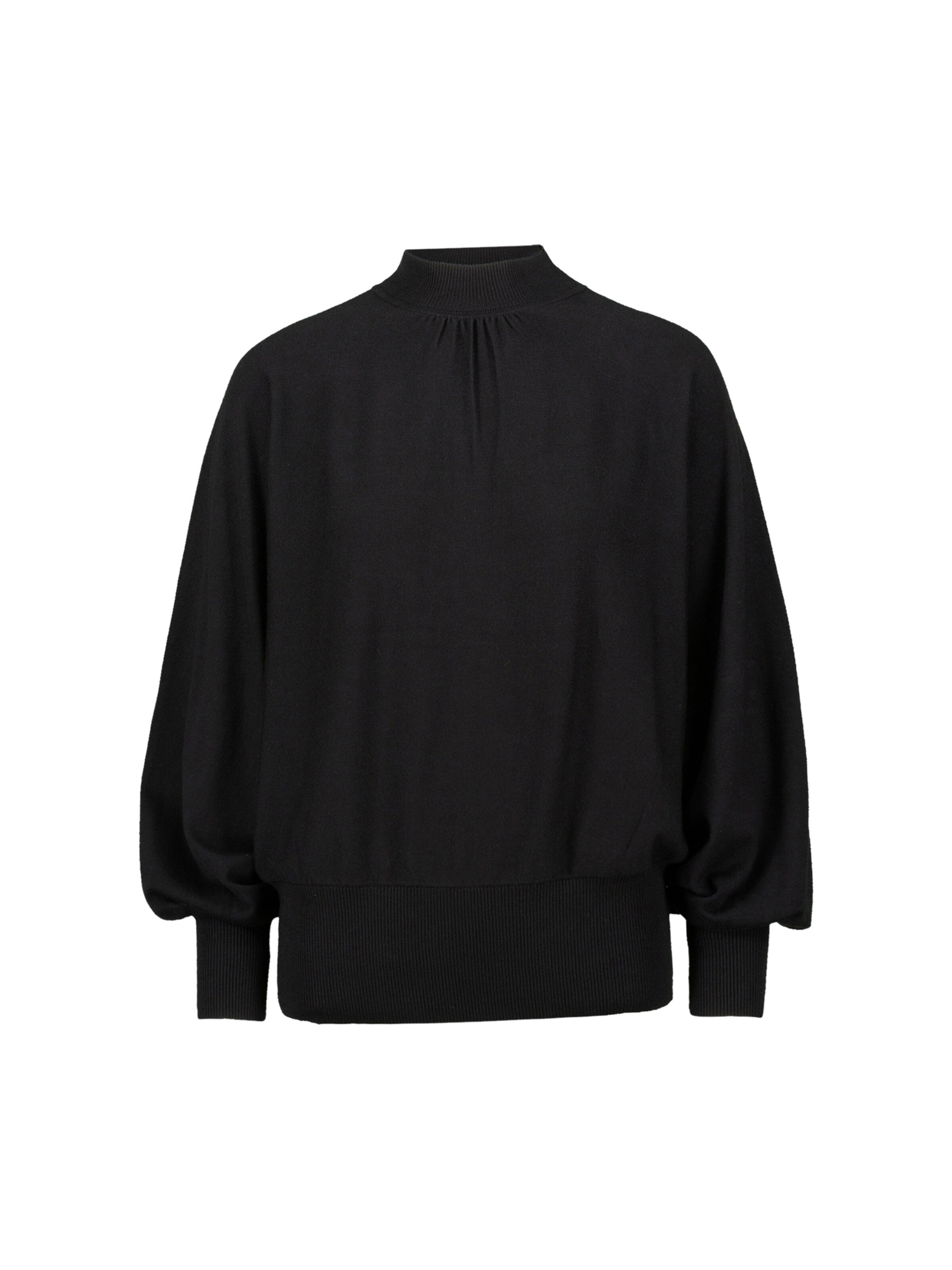 Pullover di zero in nero: frontale