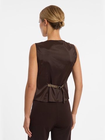 Gilet Ana Alcazar en marron