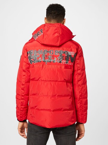 CAMP DAVID Zimska jakna | rdeča barva