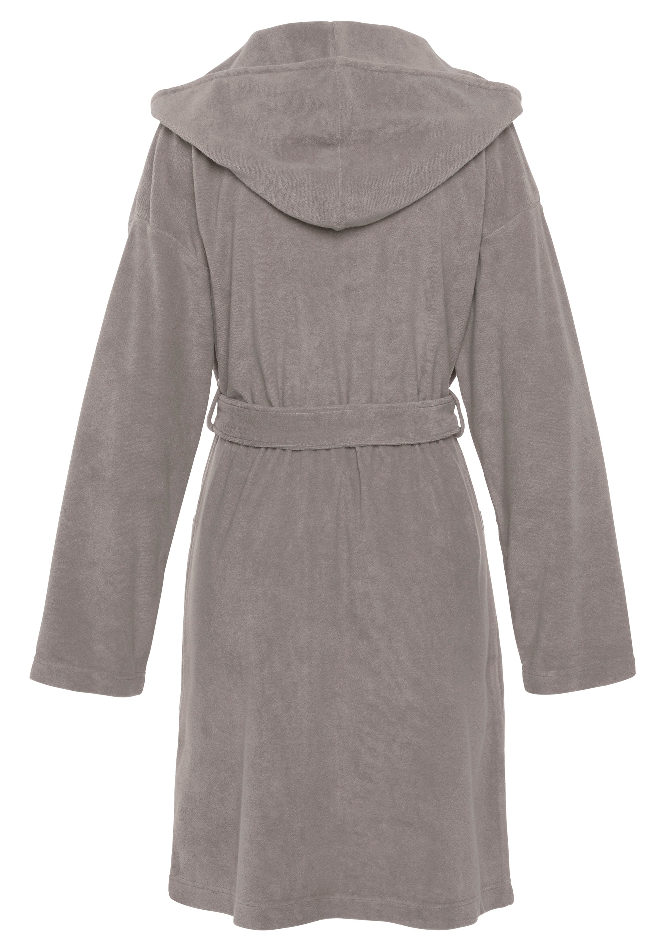 VIVANCE Rövid fürdőköpeny 'Dreams' - szürke