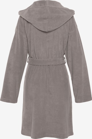 VIVANCE Bathrobe short 'Dreams' in Grey