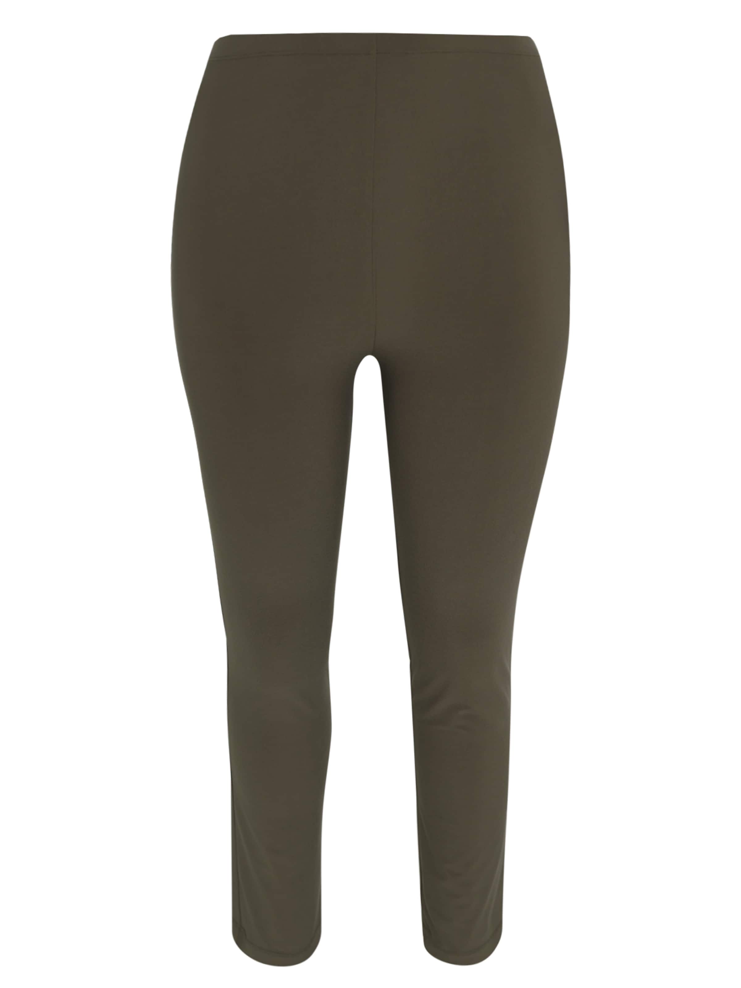 YOEK Slimfit Broek 'Dolce' in Groen: voorkant