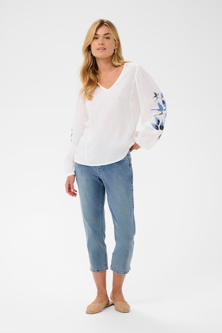 Cream Bluse 'CRFloriza' i hvid