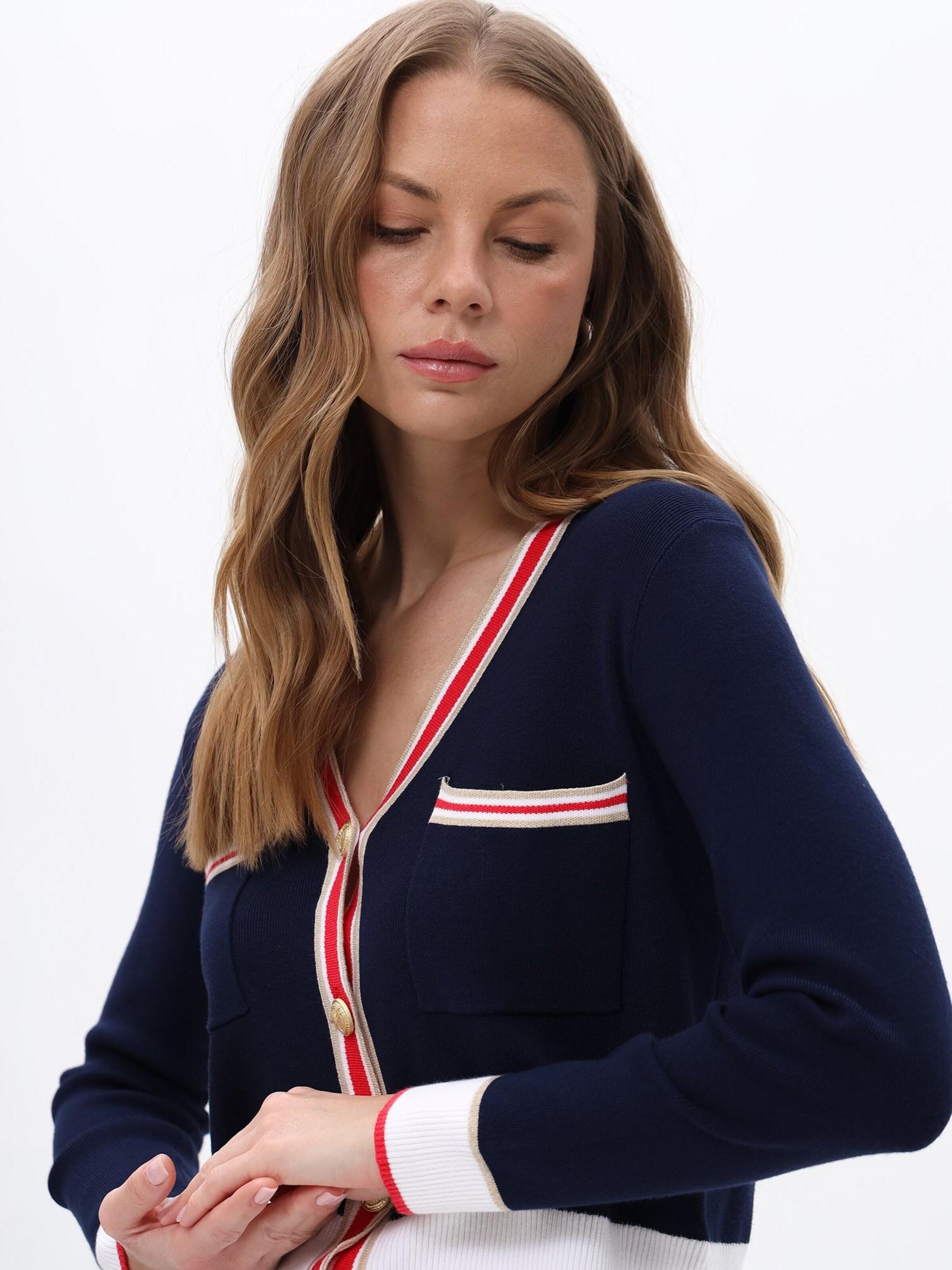 Passioni Knit Cardigan in Blue