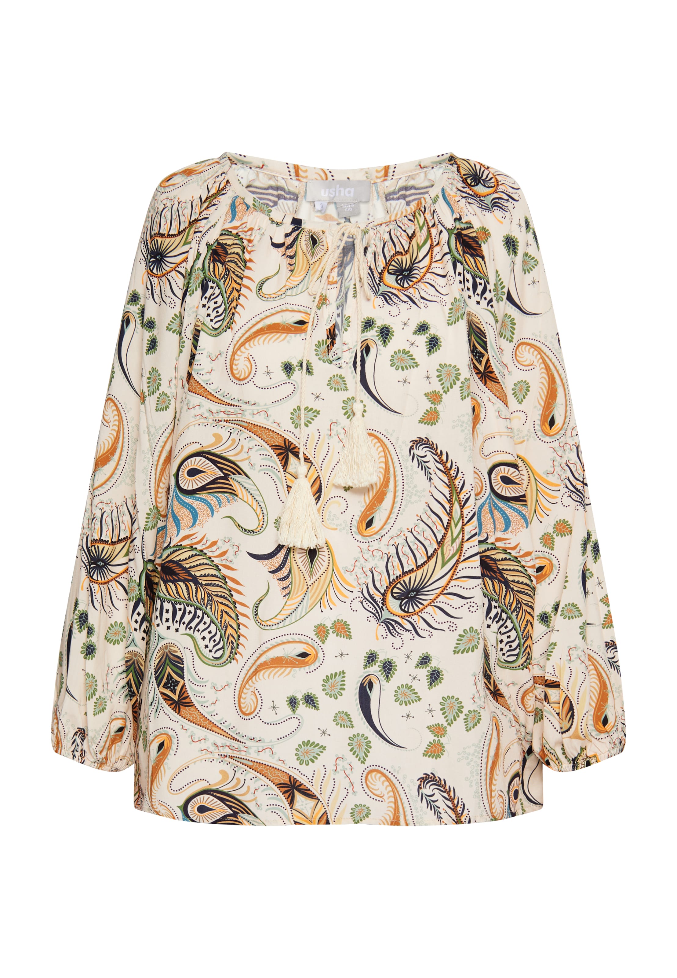 Usha Blúz - bézs: elől
