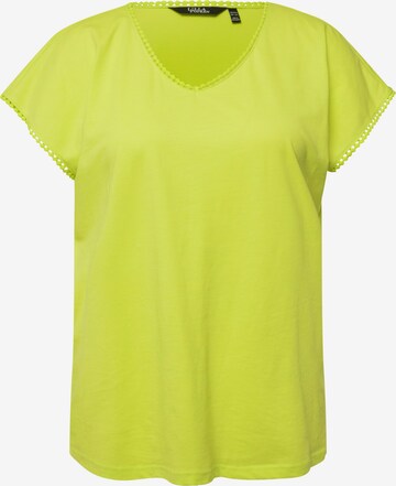 T-shirt Ulla Popken en vert : devant