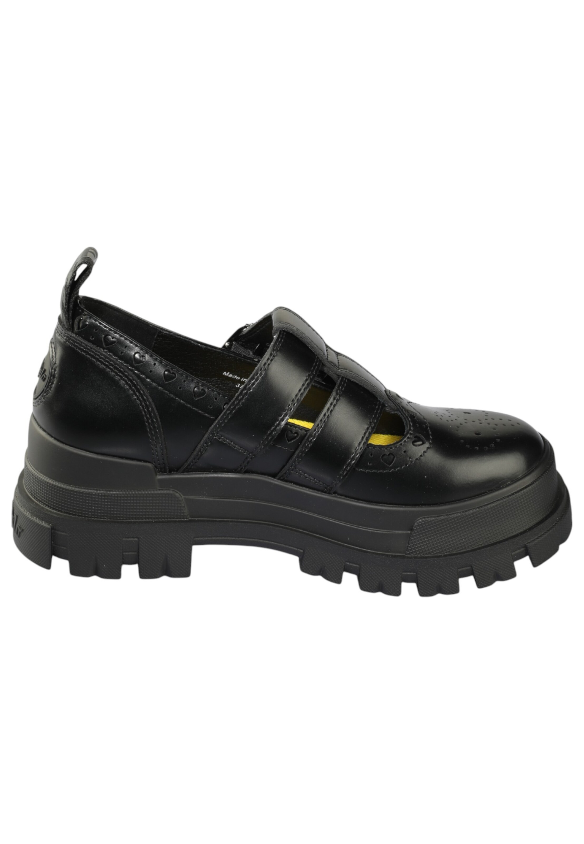 BUFFALO - Sapato Slip-on 'Aspha Jane Heart' em preto