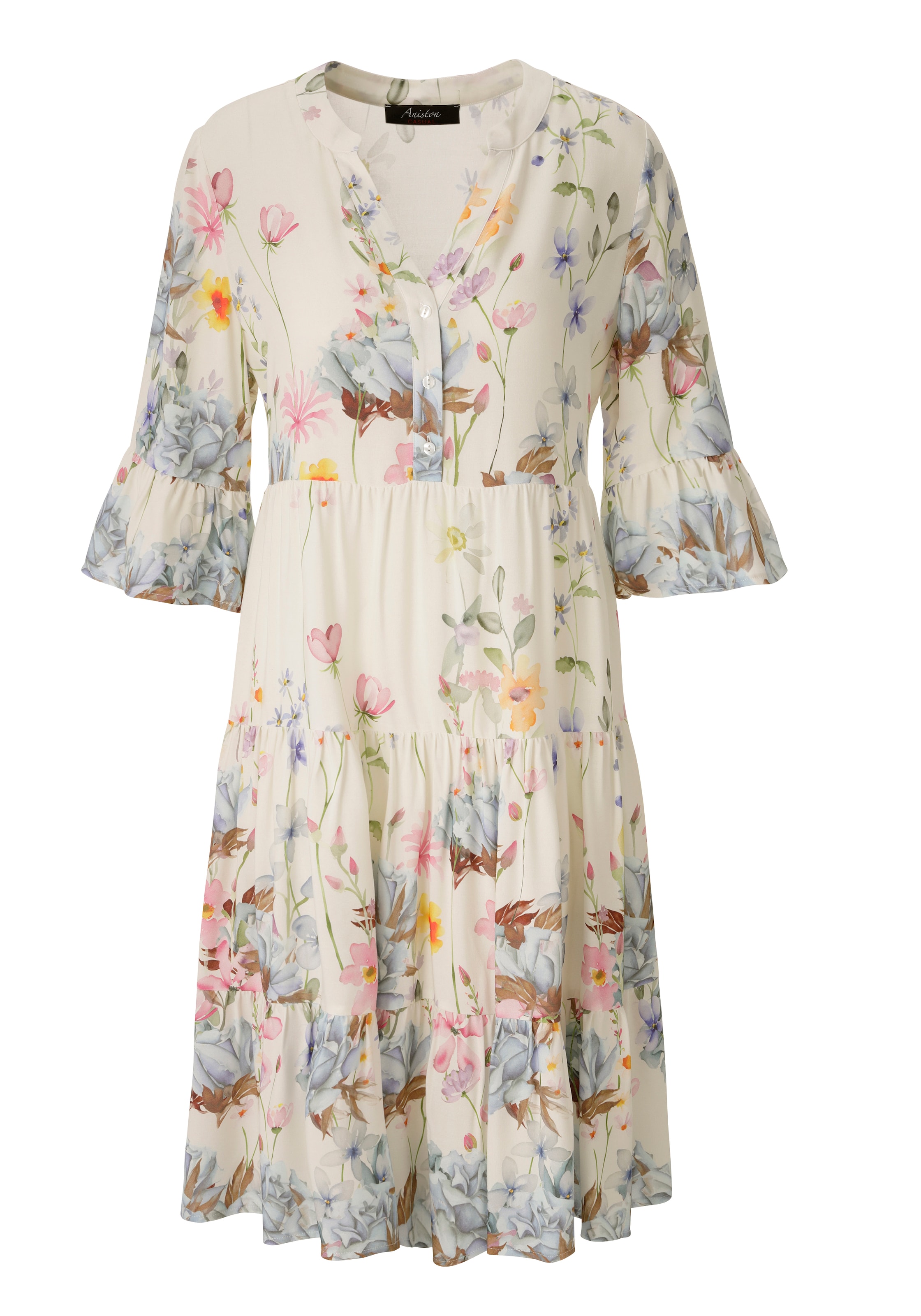 Aniston CASUAL Kleid in Weiß: Vorderseite