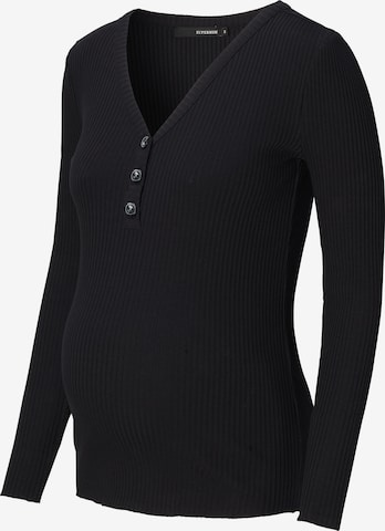 Tricou 'Camden' de la Supermom pe negru: față