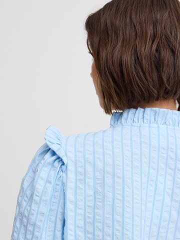 ICHI - Blusa 'Sanja' en azul