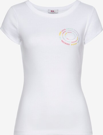 FLASHLIGHTS T-Shirt in Weiß: predná strana