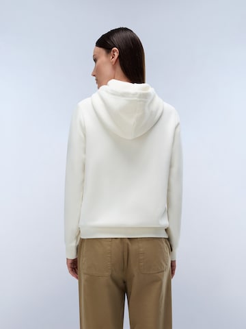 NAPAPIJRI - Sudadera con cremallera 'B-AURORA FZH W' en blanco