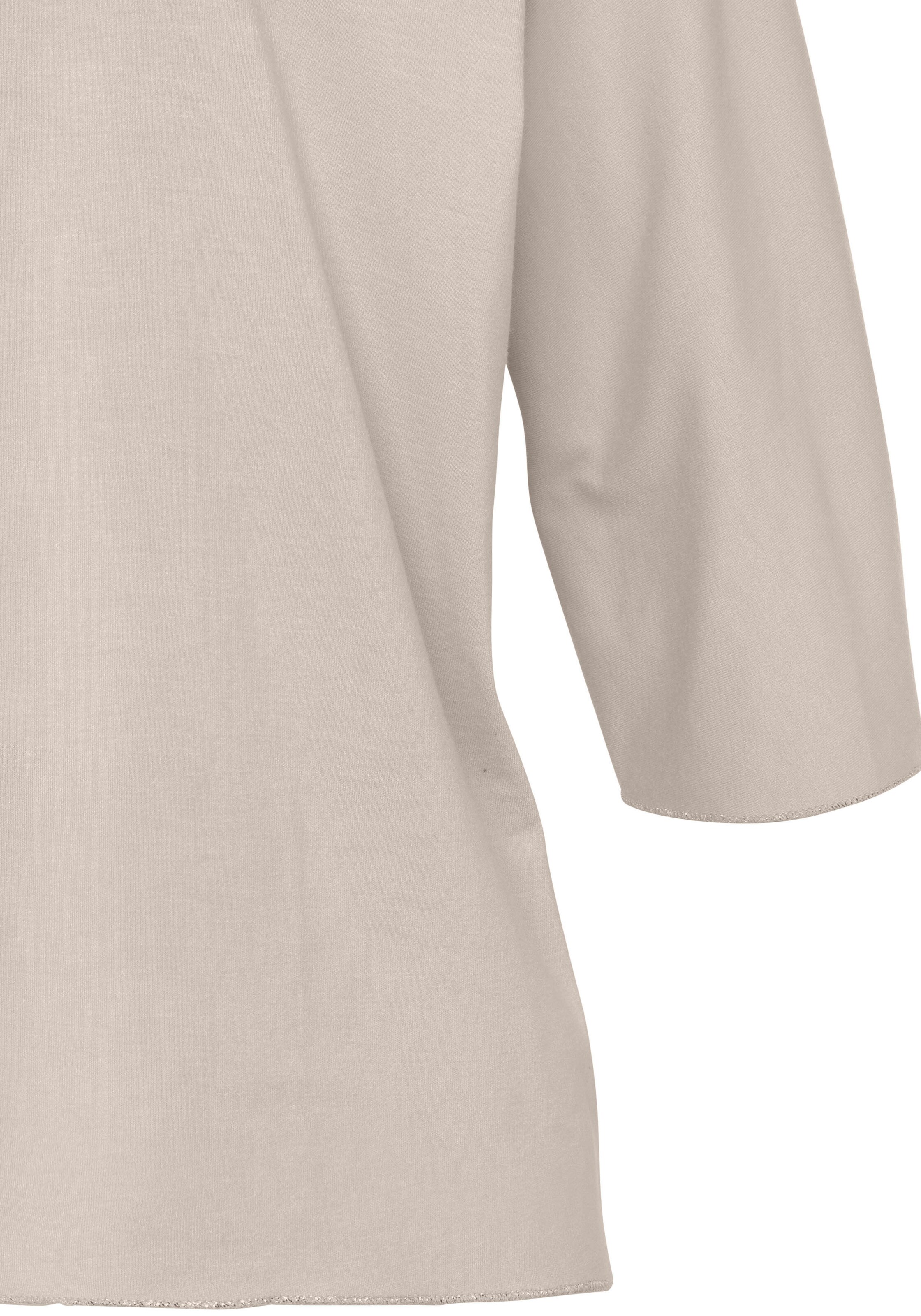 LASCANA Shirt in Beige