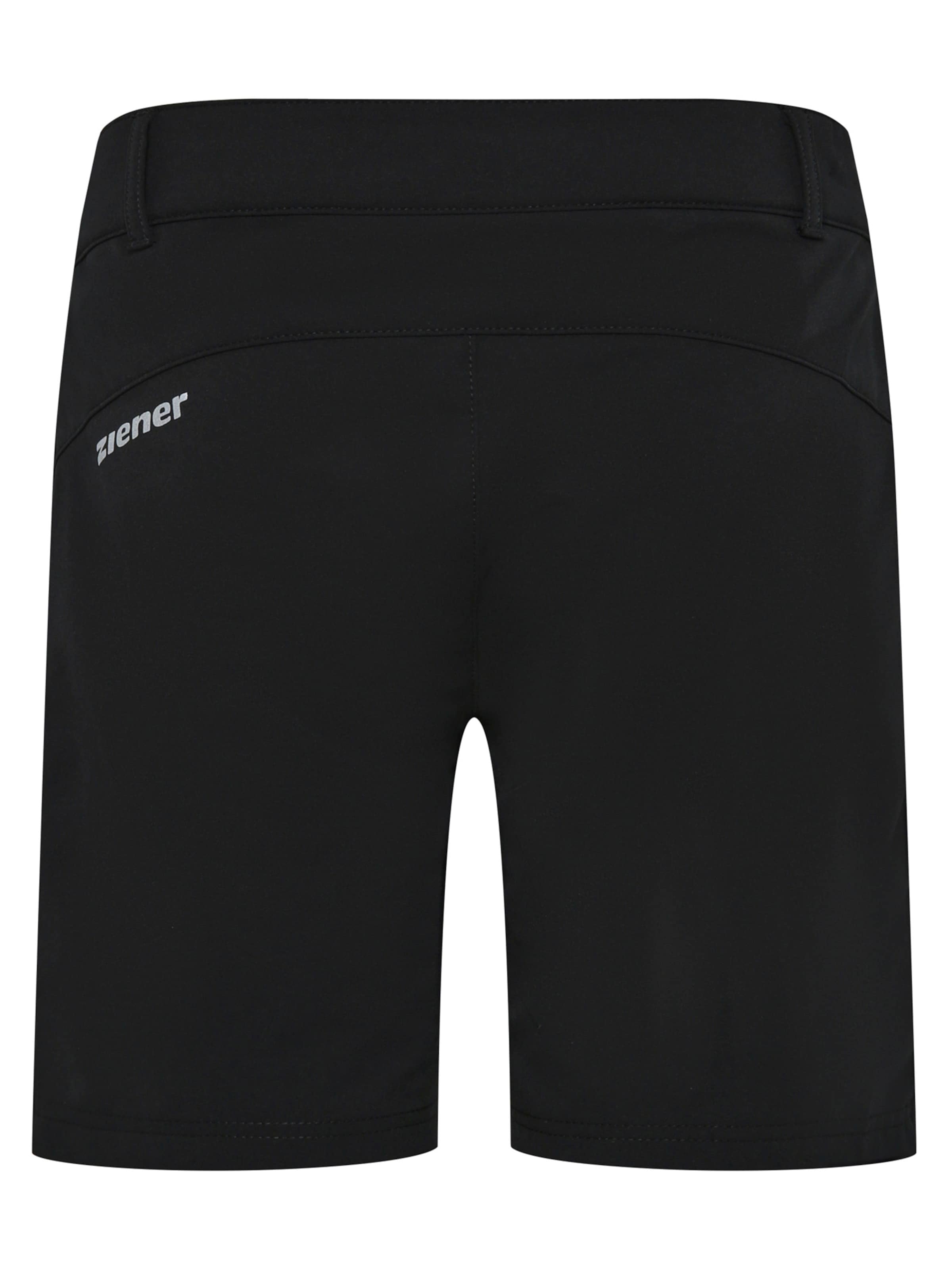ZIENER Regular Workout Pants 'Nado-Z X-Function' in Black