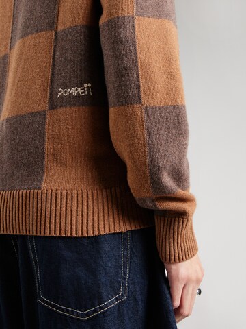 POMPEII Knit cardigan in Brown