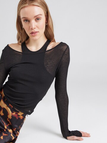 juoda Gina Tricot Marškinėliai
