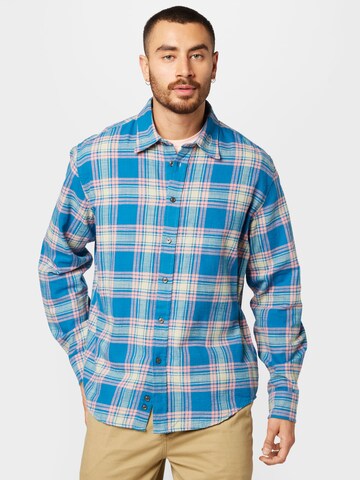 DIESEL - Regular Fit Camisa em azul: frente