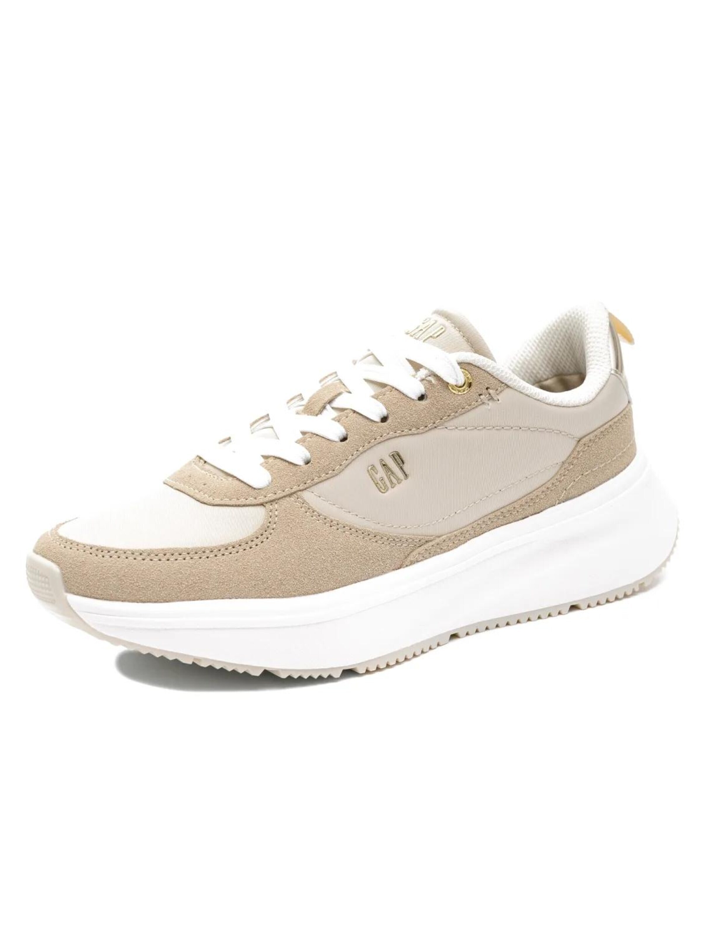 GAP Sneakers laag in Beige: voorkant