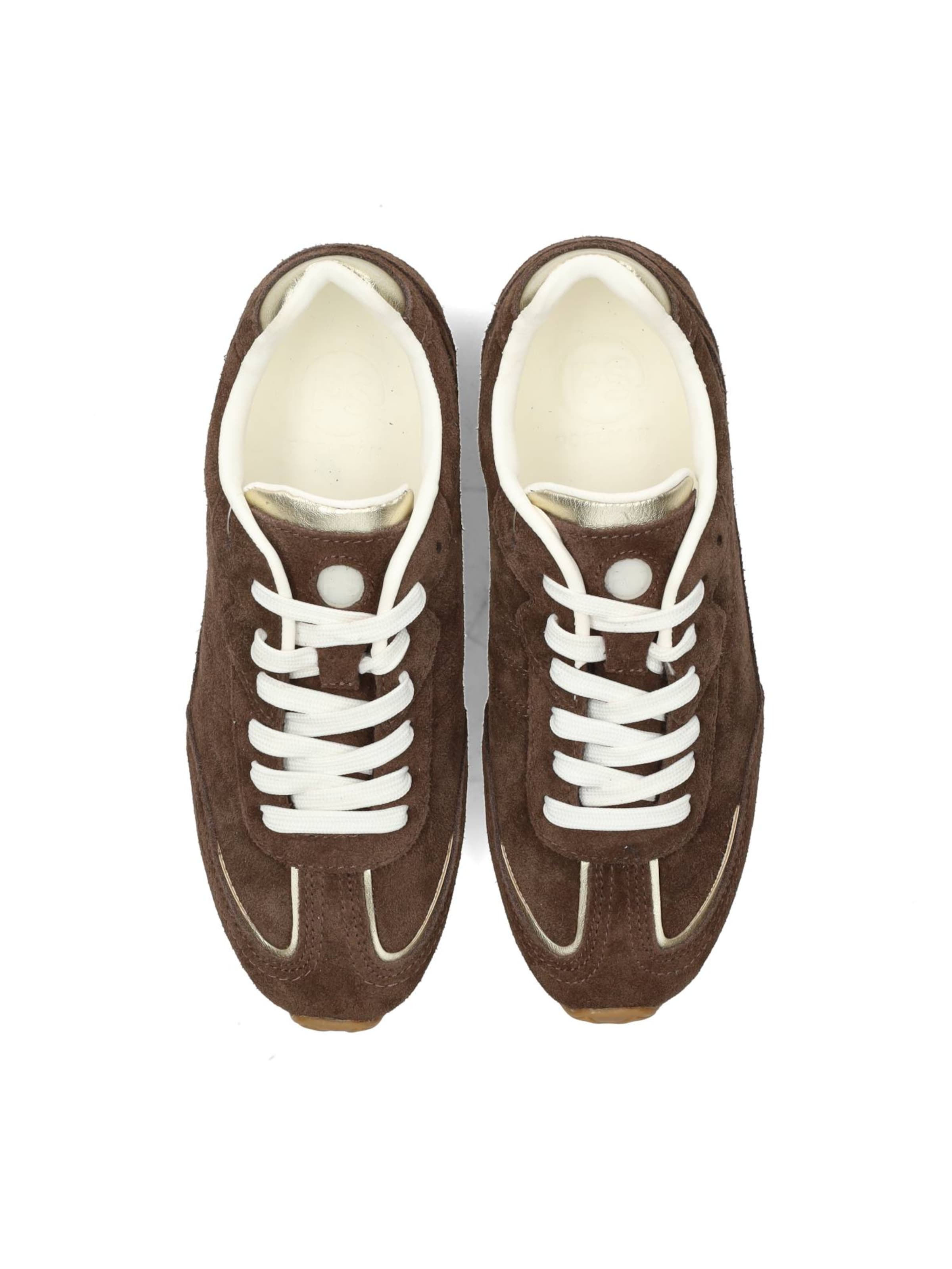 PS Poelman Sneakers laag in Bruin