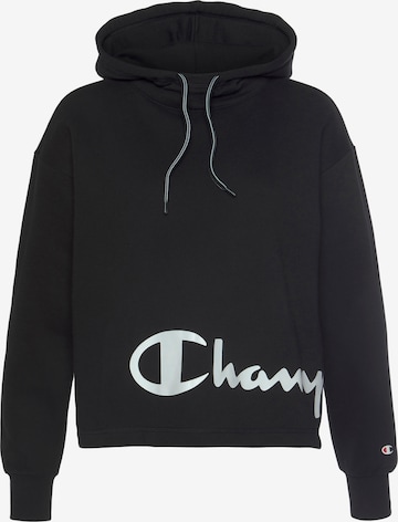 Champion Authentic Athletic Apparel Суичър в черно: отпред