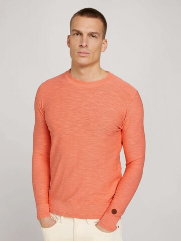 TOM TAILOR Sweater in Orange: front