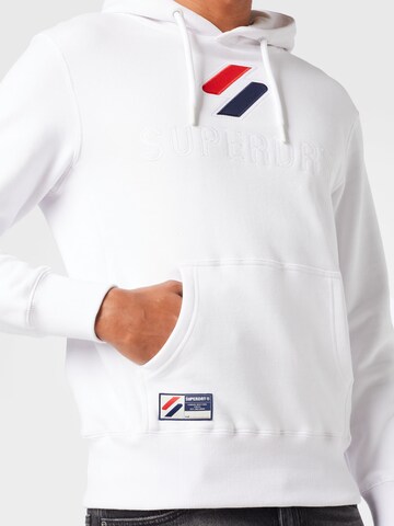 Sweat-shirt Superdry en blanc