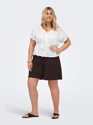 Camicia da donna 'CARKuna' di ONLY Carmakoma in bianco
