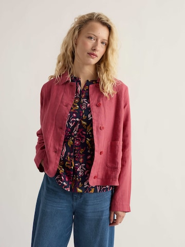 Seasalt Cornwall Tussenjas 'Arame' in Roze: voorkant