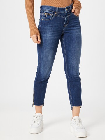 MAC Skinny Jeans 'Rich' in Blauw: voorkant