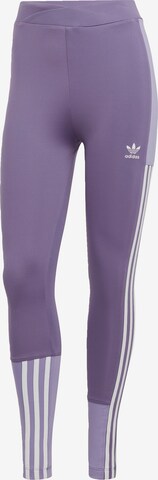 ADIDAS ORIGINALS Skinny Leggings in Lila: voorkant