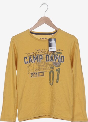 CAMP DAVID Top & Shirt in M in Yellow: front