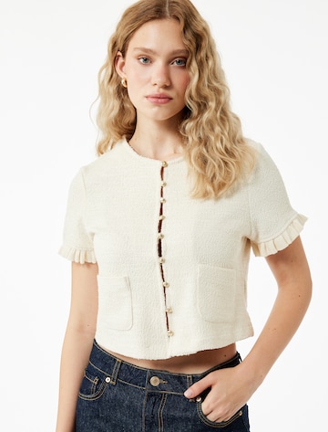 Koton Knit Cardigan in Beige