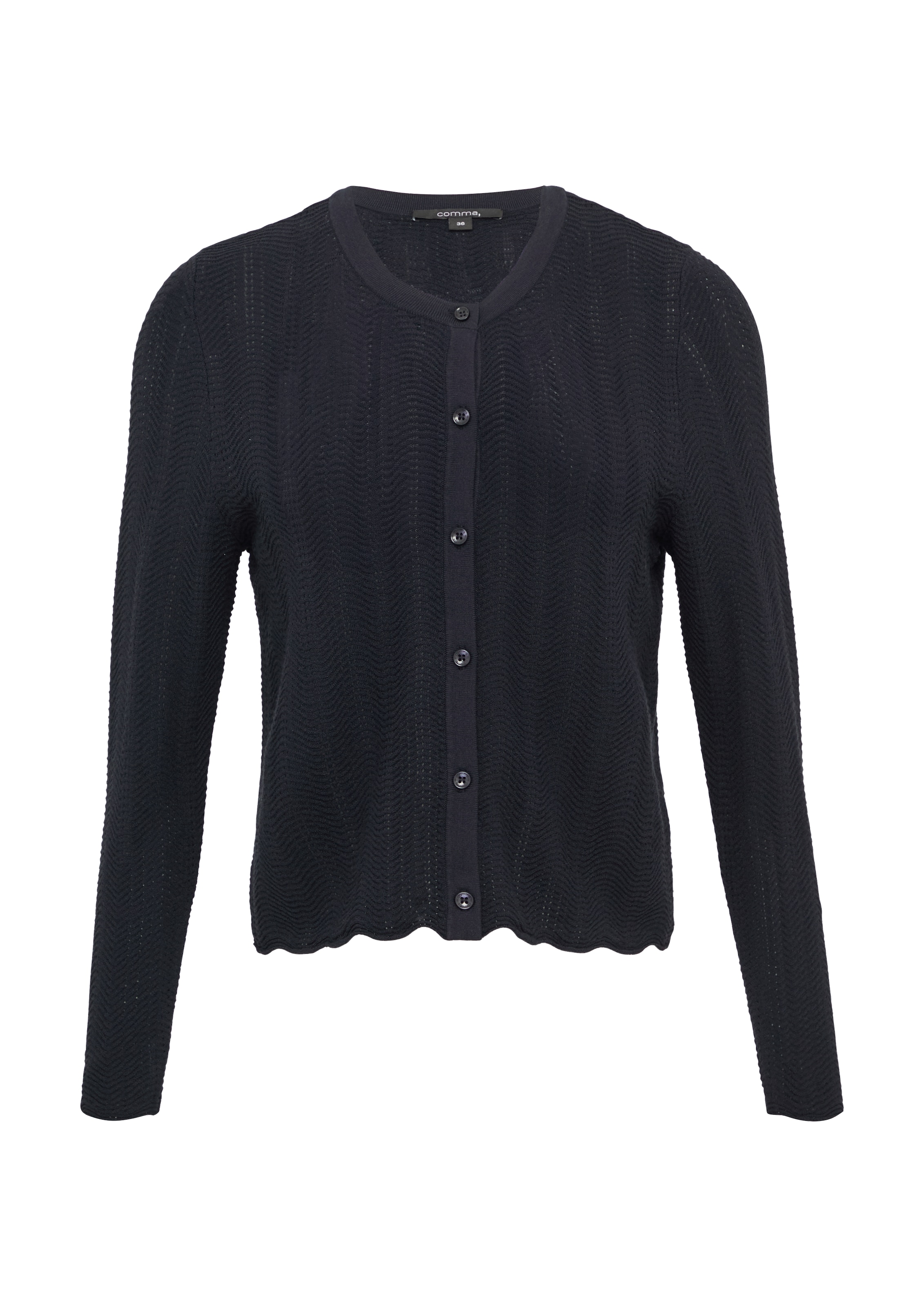 COMMA Kardigán - kék: elől