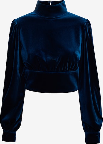 faina Bluse in Blau: predná strana