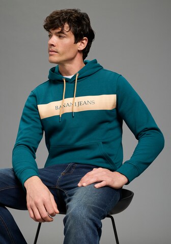 Bruno Banani LM Sweatshirt in Grün: Vorderseite