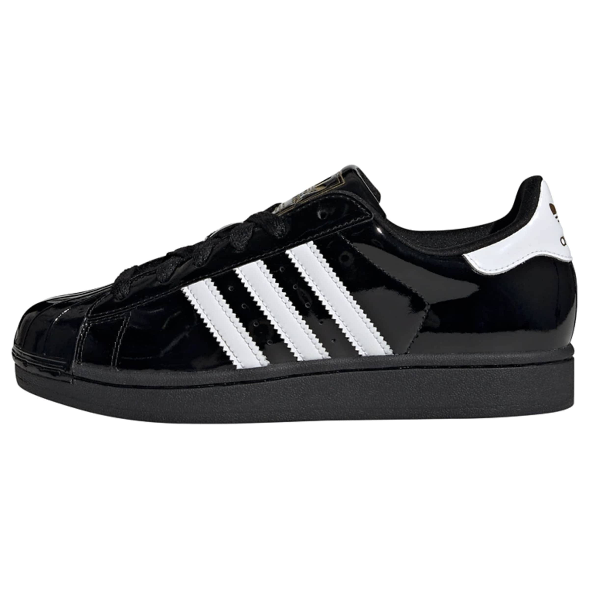 ADIDAS ORIGINALS Låg sneaker 'Superstar II' i svart: framsida