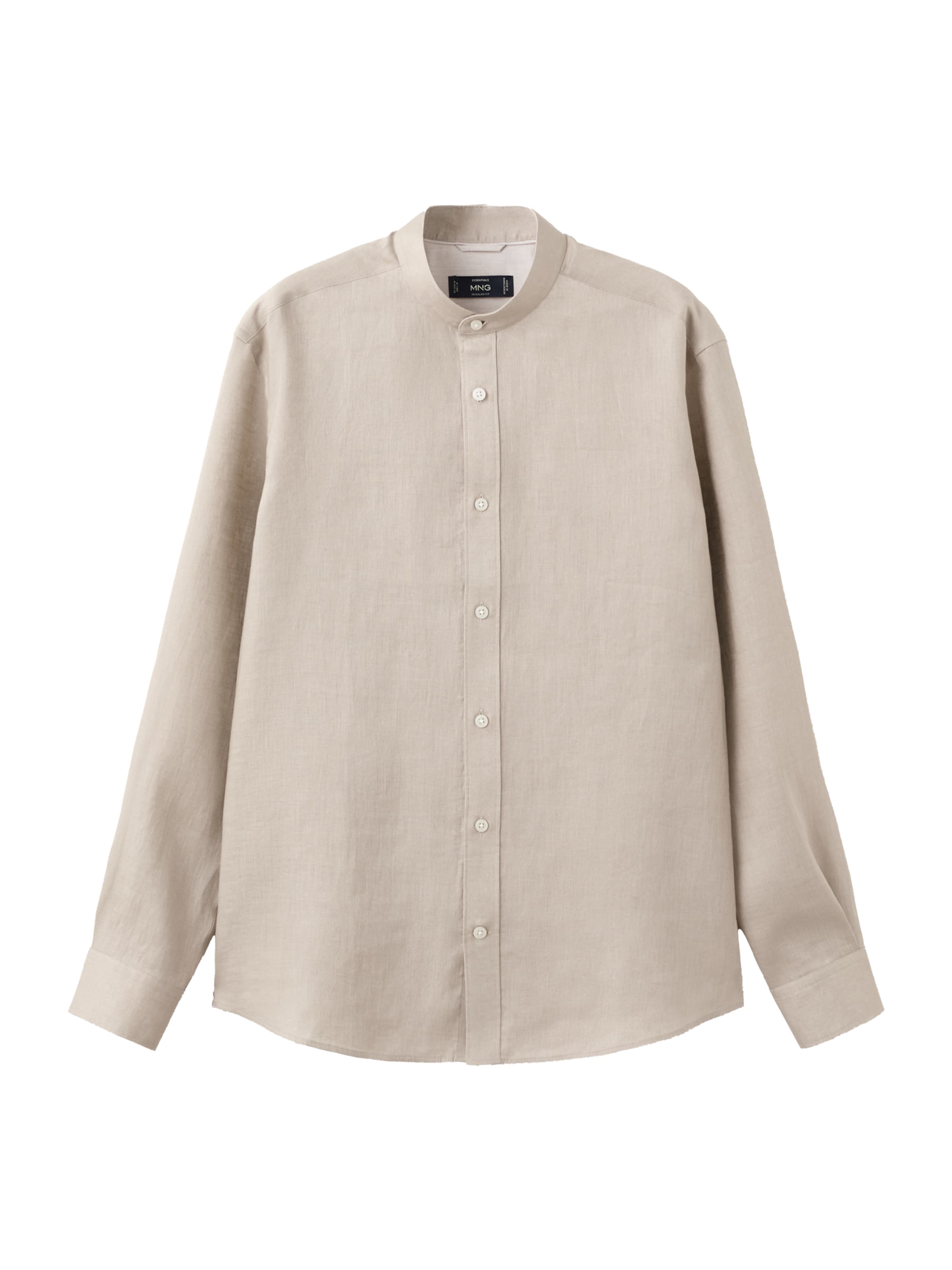 MANGO MAN Regular fit Overhemd 'CHENNAI' in Beige: voorkant