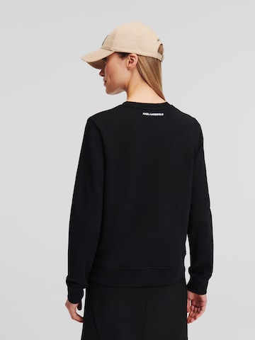 Felpa ' IKON ' di Karl Lagerfeld in nero