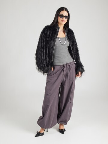 TOPSHOP Top 'HONEY' – šedá