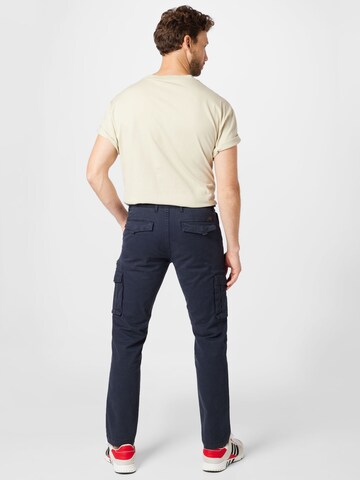 Petrol Industries Regular Cargo Pants in Blue