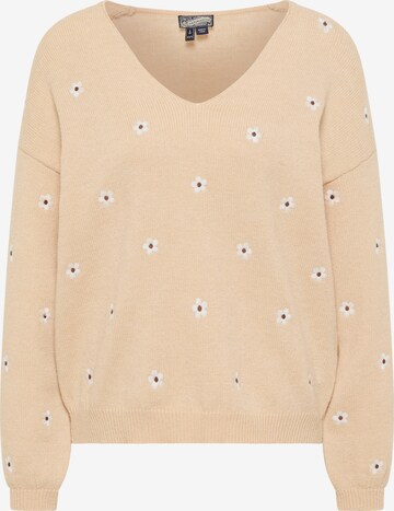 DreiMaster Vintage Sweater 'Idem' in Beige: front