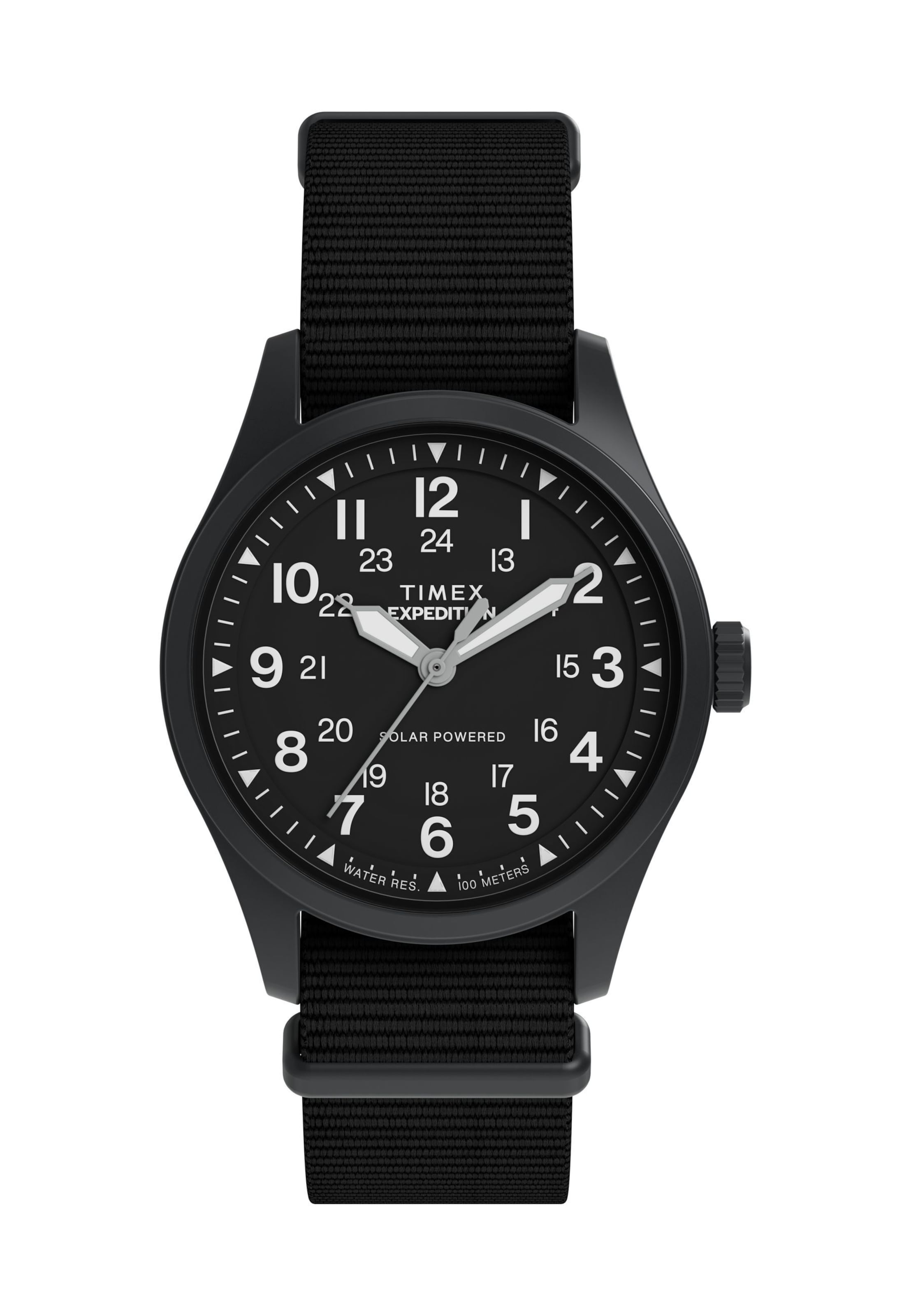 Orologio analogico di TIMEX in nero: frontale