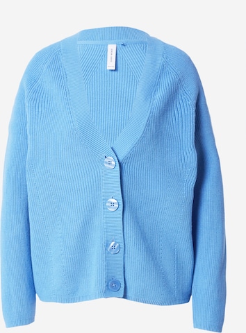 GERRY WEBER Strickjacke (GOTS) in Blau: predná strana