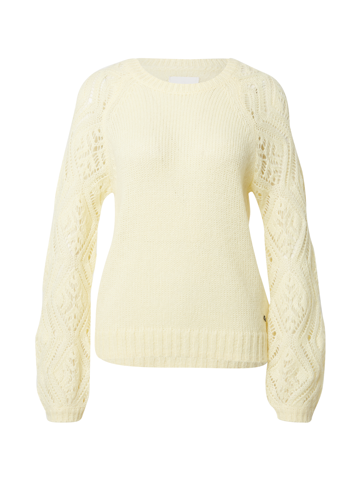 Swetry & dzianina Kobiety NÜMPH Sweter DELISE w kolorze Pastelowo-Żółtym 