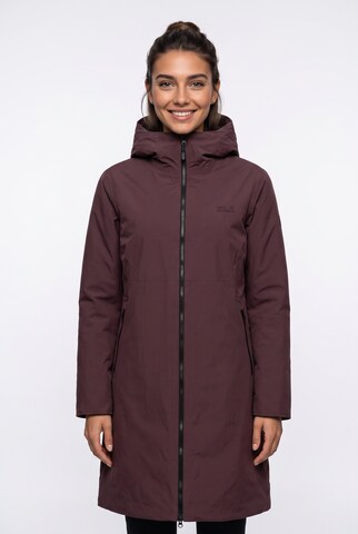 JACK WOLFSKIN Outdoormantel in Rot: Vorderseite
