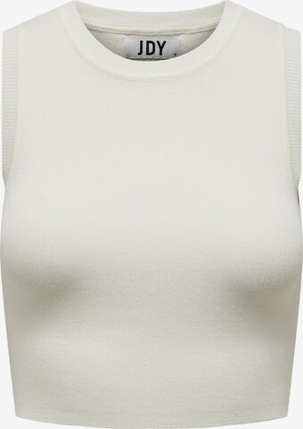 JDY Knitted Top 'CIRKELINE' in White: front